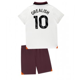 Baby Fußballbekleidung Manchester City Jack Grealish #10 Auswärtstrikot 2023-24 Kurzarm (+ kurze hosen)